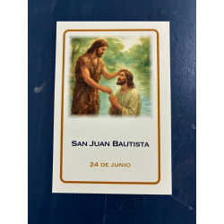 Bolsa bordada con 135 santos