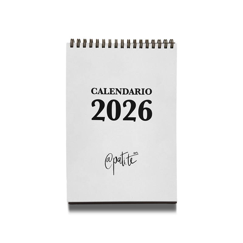 Calendario de mesa Patité, 2026