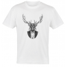 Camiseta cabeza ciervo personalizada